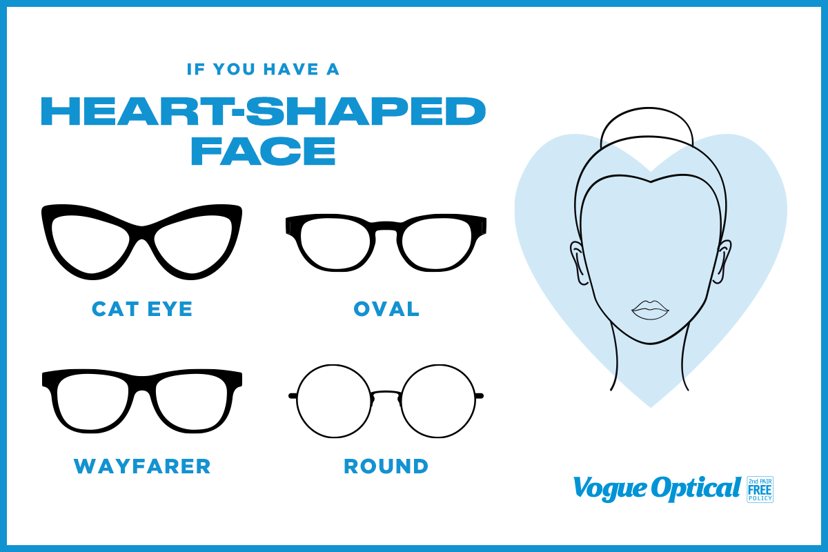 glasses for people with heart-shaped faces